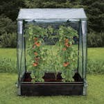 Drivhus Ryom Växthus för Pallkrage Hög, Väderbeständigt & Ventilerat med Flugnät