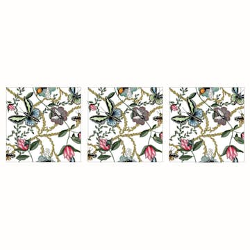 Servett Paperproducts Design Bugs & Butterflies 33x33 cm 3 st 20-pack