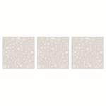 Servett Paperproducts Design Pure Flower 33x33 cm Taupe 3 st 20-pack