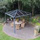 Pergola gop Palermo 3000 13 m² med Takventil