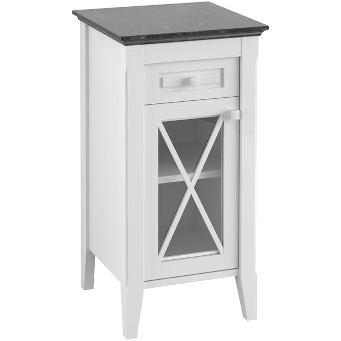 Väggskåp Villeroy & Boch Hommage med Bänkskiva Marmor