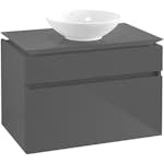 Tvättställsskåp Villeroy & Boch Legato 800 med 2 Lådor för Ytmonterat Tvättställ