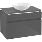 Tvättställsskåp Villeroy & Boch Legato 800 med 2 Lådor för Ytmonterat Tvättställ