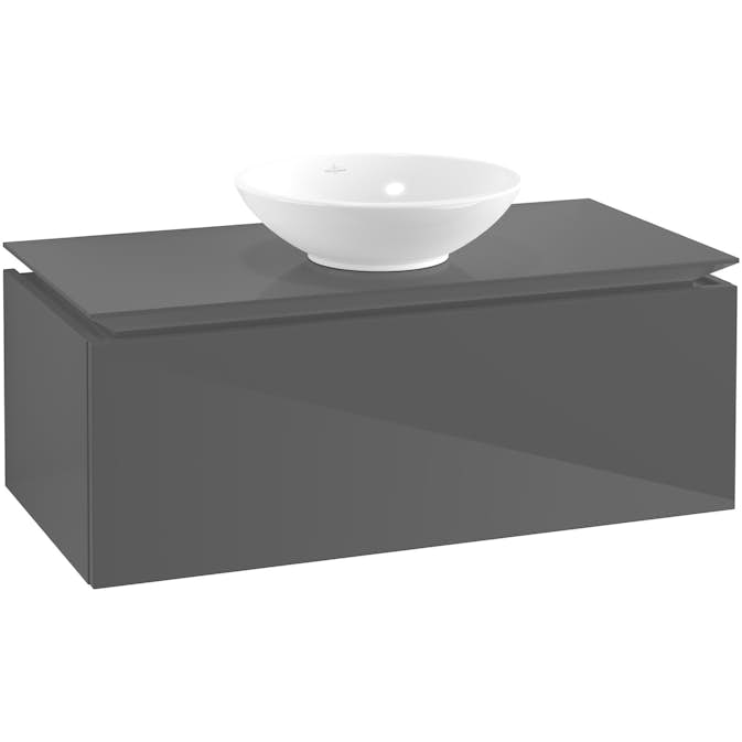 Tvättställsskåp Villeroy & Boch Legato Kompakt 1000 med 1 Låda för Ytmonterat Tvättställ
