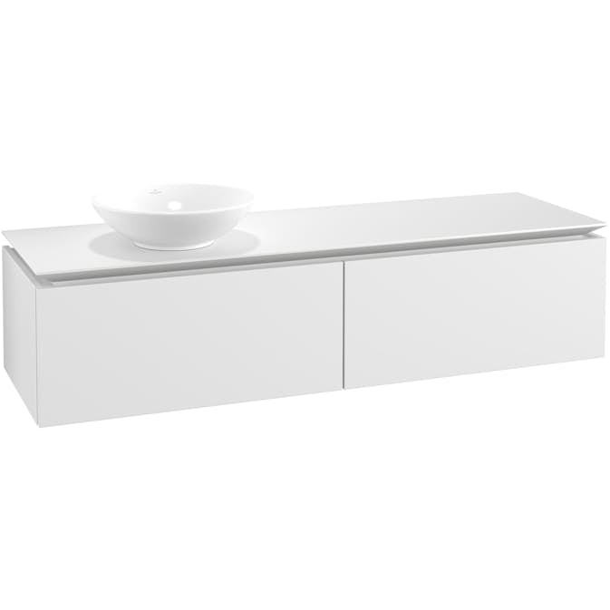 Tvättställsskåp Villeroy & Boch Legato Kompakt 1600 med 2 Lådor för Ocentrerat Ytmonterat Tvättställ från Övriga V&B Serier