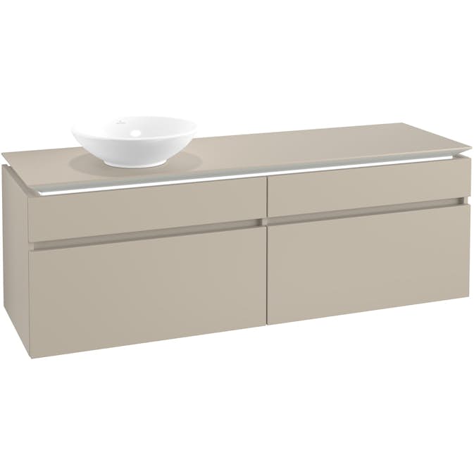 Tvättställsskåp Villeroy & Boch Legato 1600 med 4 Lådor för Fristående Tvättställ