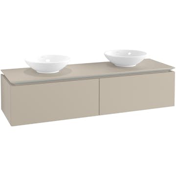 Tvättställsskåp Villeroy & Boch Legato Kompakt 1600 med 2 Lådor för Två Tvättställ från Memento