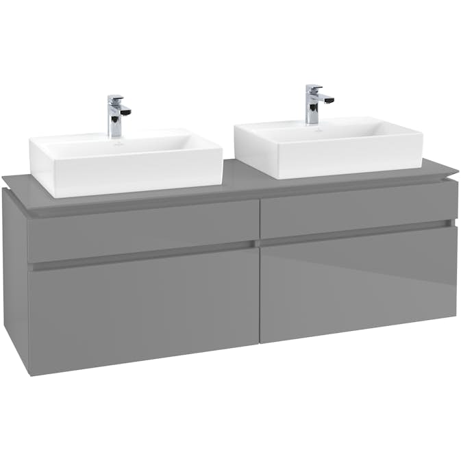 Tvättställsskåp Villeroy & Boch Legato 1600 med 4 Lådor för Två Tvättställ från Memento