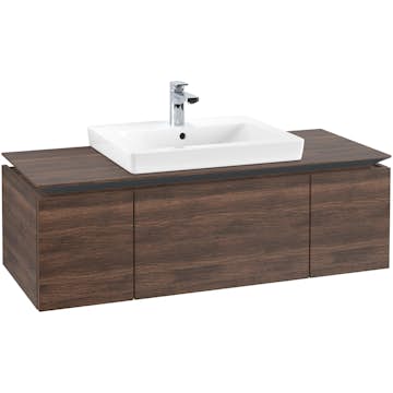 Tvättställsskåp Villeroy & Boch Legato Kompakt med 3 Lådor för Tvättställ