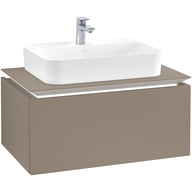 Tvättställsskåp Villeroy & Boch Legato Kompakt med 1 Låda för Ytmonterat Tvättställ från Finion & Memento