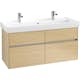 Tvättställsskåp Villeroy & Boch Collaro 115 cm med 4 Lådor för Inbyggt Skåpstvättställ
