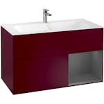 Tvättställsskåp Villeroy & Boch Finion med 2 Lådor och Hylla för Inbyggt Tvättställ