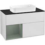 Tvättställsskåp Villeroy & Boch Finion med 2 Lådor Hylla och Bänkskiva för Fristående Tvättställ
