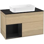 Tvättställsskåp Villeroy & Boch Finion med 2 Lådor Hylla och Bänkskiva för Fristående Tvättställ