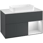Tvättställsskåp Villeroy & Boch Finion med 2 Lådor Hylla och Bänkskiva för Fristående Tvättställ