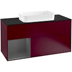 Tvättställsskåp Villeroy & Boch Finion med 3 Lådor Hylla och Bänkskiva för Fristående Tvättställ