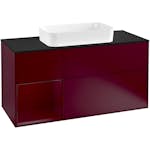 Tvättställsskåp Villeroy & Boch Finion med 3 Lådor Hylla och Bänkskiva för Fristående Tvättställ