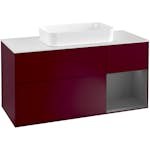 Tvättställsskåp Villeroy & Boch Finion med 3 Lådor Hylla och Bänkskiva för Fristående Tvättställ