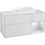 Tvättställsskåp Villeroy & Boch Finion med 3 Lådor Hylla och Bänkskiva för Fristående Tvättställ