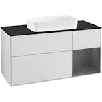 Tvättställsskåp Villeroy & Boch Finion med 3 Lådor Hylla och Bänkskiva för Fristående Tvättställ