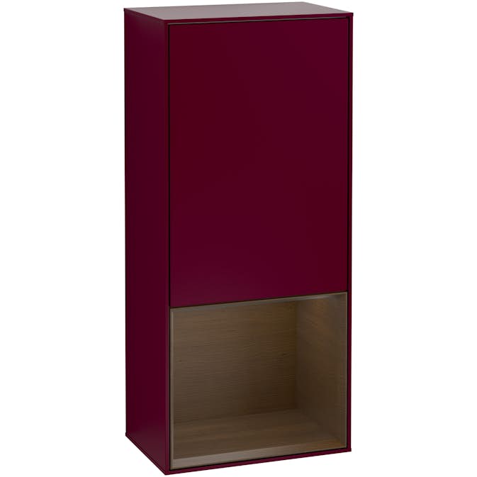 Väggskåp Villeroy & Boch Finion med 1 Dörr och Öppen Hylla Nere 418 mm