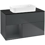 Tvättställsskåp Villeroy & Boch Finion med 2 Lådor Hylla och Bänkskiva för Fristående Tvättställ