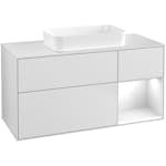 Tvättställsskåp Villeroy & Boch Finion med 3 Lådor Hylla och Bänkskiva för Fristående Tvättställ