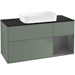 Tvättställsskåp Villeroy & Boch Finion med 3 Lådor Hylla och Bänkskiva för Fristående Tvättställ