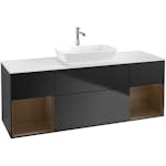 Tvättställsskåp Villeroy & Boch Finion med Två Hyllor och Bänkskiva för Fristående Tvättställ från Artis & Collaro