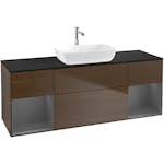 Tvättställsskåp Villeroy & Boch Finion med Två Hyllor och Bänkskiva för Fristående Tvättställ från Artis & Collaro