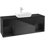 Tvättställsskåp Villeroy & Boch Finion med Två Hyllor och Bänkskiva för Fristående Tvättställ från Artis & Collaro