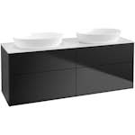 Tvättställsskåp Villeroy & Boch Finion med 4 Lådor och Bänkskiva för Två Fristående Tvättställ från Artis & Collaro