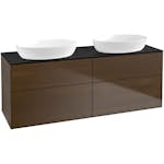 Tvättställsskåp Villeroy & Boch Finion med 4 Lådor och Bänkskiva för Två Fristående Tvättställ från Artis & Collaro