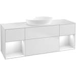 Tvättställsskåp Villeroy & Boch Finion med Två Hyllor och Bänkskiva för Fristående Tvättställ från Artis & Collaro