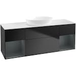 Tvättställsskåp Villeroy & Boch Finion med Två Hyllor och Bänkskiva för Fristående Tvättställ från Artis & Collaro