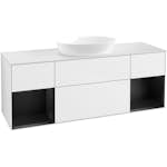 Tvättställsskåp Villeroy & Boch Finion med Två Hyllor och Bänkskiva för Fristående Tvättställ från Artis & Collaro