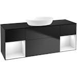 Tvättställsskåp Villeroy & Boch Finion med Två Hyllor och Bänkskiva för Fristående Tvättställ från Artis & Collaro