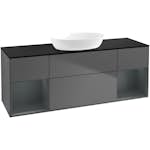 Tvättställsskåp Villeroy & Boch Finion med Två Hyllor och Bänkskiva för Fristående Tvättställ från Artis & Collaro