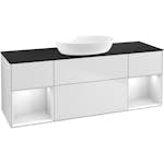 Tvättställsskåp Villeroy & Boch Finion med Två Hyllor och Bänkskiva för Fristående Tvättställ från Artis & Collaro