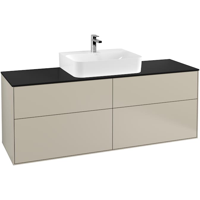 Tvättställsskåp Villeroy & Boch Finion med 4 Lådor och Bänkskiva för Centrerat Tvättställ