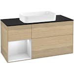 Tvättställsskåp Villeroy & Boch Finion med 3 Lådor Hylla och Bänkskiva för Fristående Tvättställ