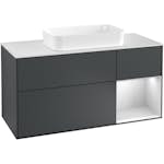 Tvättställsskåp Villeroy & Boch Finion med 3 Lådor Hylla och Bänkskiva för Fristående Tvättställ