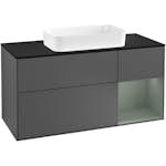 Tvättställsskåp Villeroy & Boch Finion med 3 Lådor Hylla och Bänkskiva för Fristående Tvättställ