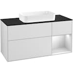Tvättställsskåp Villeroy & Boch Finion med 3 Lådor Hylla och Bänkskiva för Fristående Tvättställ