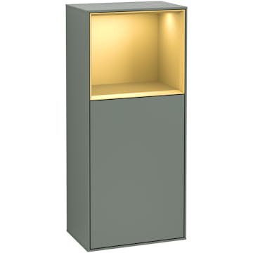 Väggskåp Villeroy & Boch Finion med 1 Dörr och Öppen Hylla Uppe 418 mm