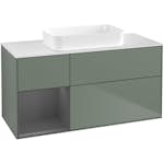 Tvättställsskåp Villeroy & Boch Finion med 3 Lådor Hylla och Bänkskiva för Fristående Tvättställ