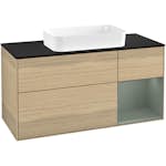 Tvättställsskåp Villeroy & Boch Finion med 3 Lådor Hylla och Bänkskiva för Fristående Tvättställ