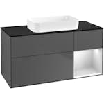 Tvättställsskåp Villeroy & Boch Finion med 3 Lådor Hylla och Bänkskiva för Fristående Tvättställ