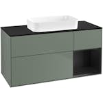 Tvättställsskåp Villeroy & Boch Finion med 3 Lådor Hylla och Bänkskiva för Fristående Tvättställ