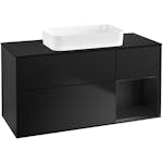 Tvättställsskåp Villeroy & Boch Finion med 3 Lådor Hylla och Bänkskiva för Fristående Tvättställ